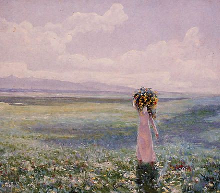 La raccoglitrice di fiori di campo